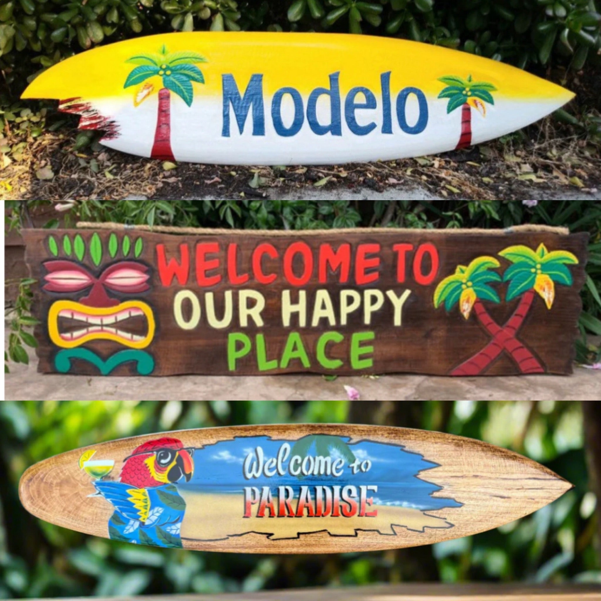 Tiki Bar Signs