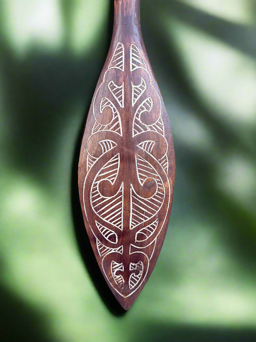 Decorative Tribal Tiki Paddle/Oar Nautical Decor Tiki Bar 39"x 6" Inches